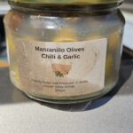 Chilli and Garlic olives, 300g jar